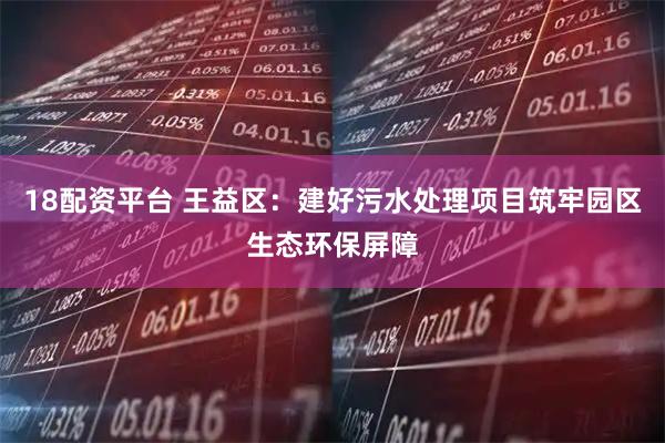 18配资平台 王益区：建好污水处理项目筑牢园区生态环保屏障